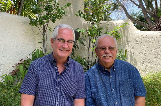 Joseph Kolb & Michael Hoagland. Photo via Facebook.