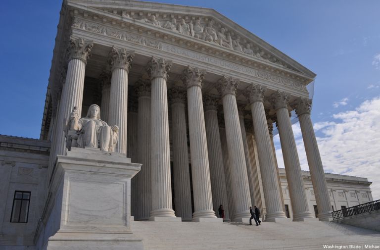 U.S. Supreme Court (Washington Blade photo by Michael Key).