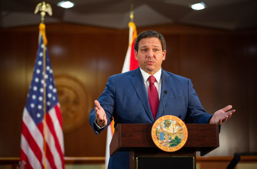 Ron "DeSanctus, DeSaster" DeSantis. Photo via flgovsmugmug.com. Ron "DeSanctus, DeSaster" DeSantis. Photo via flgovsmugmug.com.