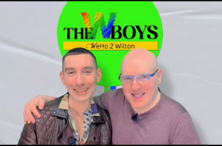 Eric Restivo and John Hayden. Screenshot via Eric Restivo, Facebook reel.