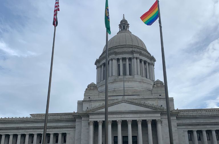 The Washington state capitol in Olympia, Wash. Photo by John McDonald.