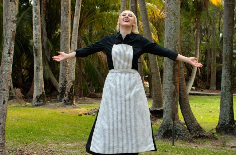 Abby Alder as Maria in The Sound of Music. Photo credit: Dennis Dean.