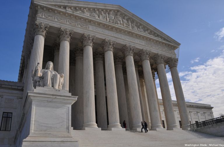 U.S. Supreme Court (Washington Blade photo by Michael Key)