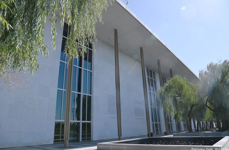 The Kennedy Center (Washington Blade photo by Michael Key)