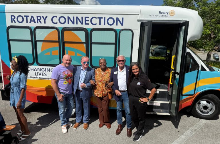 Dean Pasquale, Garry Smyth, Reniese McNeal, Rick Riccardi and Susan Nyamora. Photo courtesy of Bobby Blair.