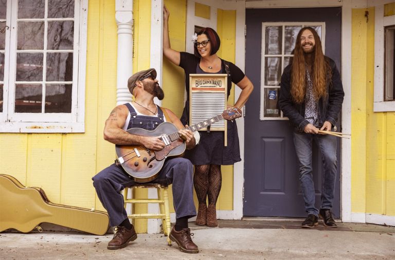 Reverend Peyton, Washboard Breezy Peyton, and Brother Jacob Powell return to Key West. Photo by Tyler Zoller.